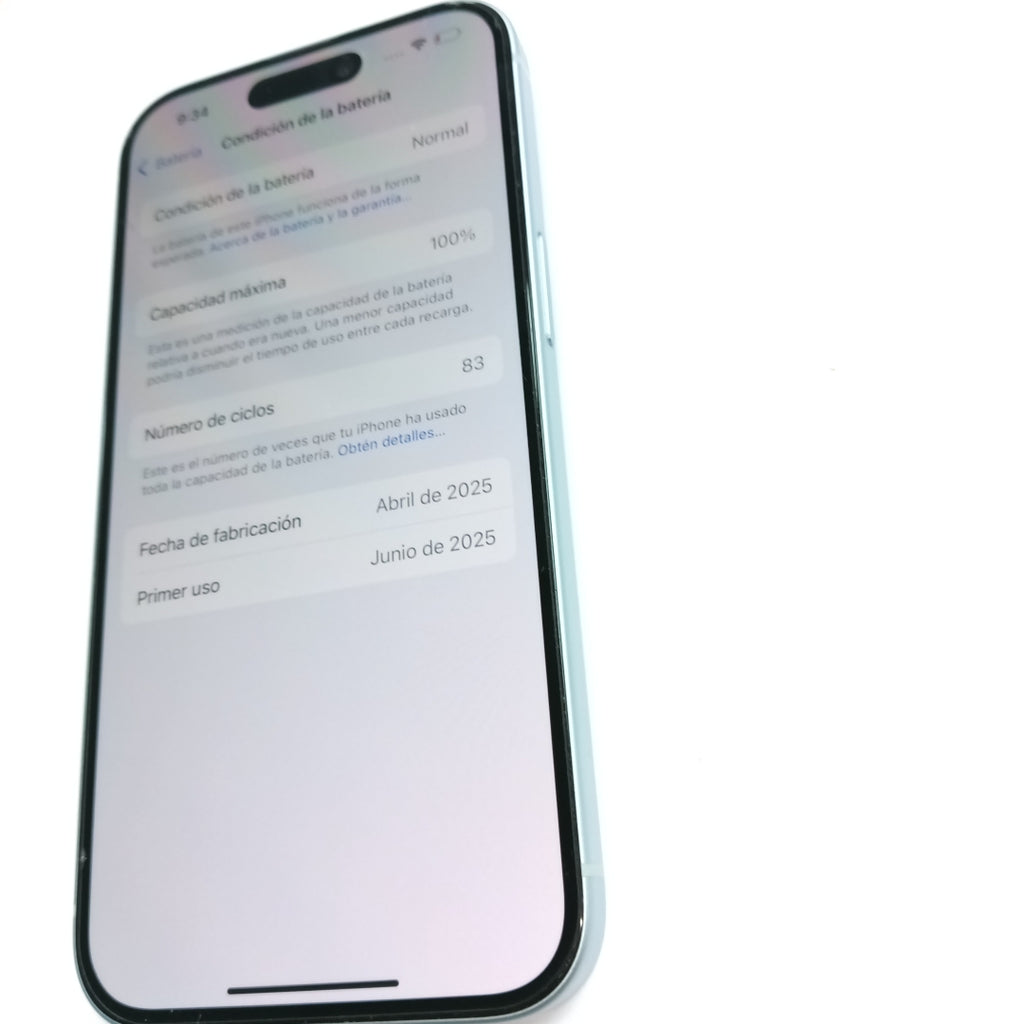 CELULAR APPLE IPHONE 15 A3089 (2023) 128 GB 6 GB RAM (SEMINUEVO)