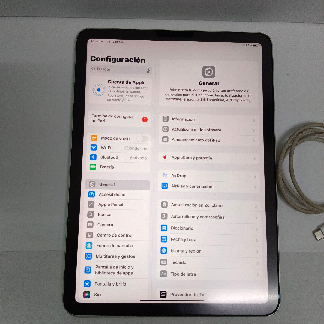 TABLETA APPLE IPAD AIR 4 A2316 256 GB 4 GB RAM (SEMINUEVO)