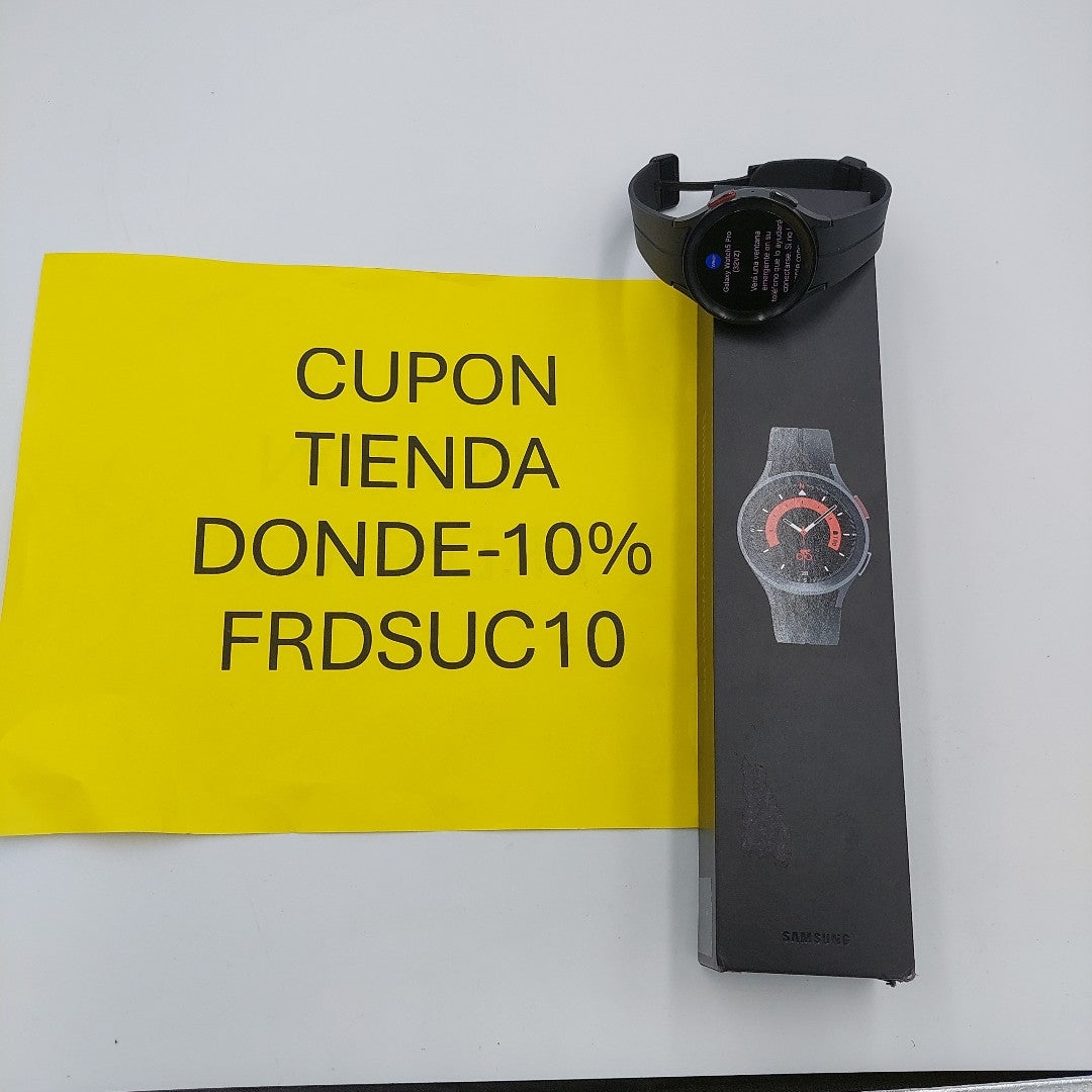 SMARTWATCH SAMSUNG GALAXY WATCH 5 PRO SM-R920 45 MM GPS (SEMINUEVO)