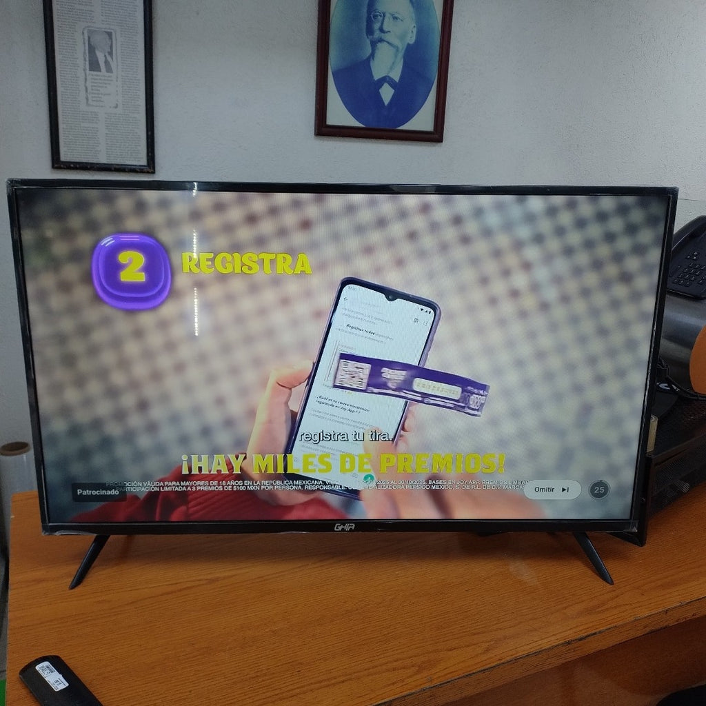 PANTALLA GHIA G40NTFXFHD20 (2021) 40" LED FULL HD (SEMINUEVO)