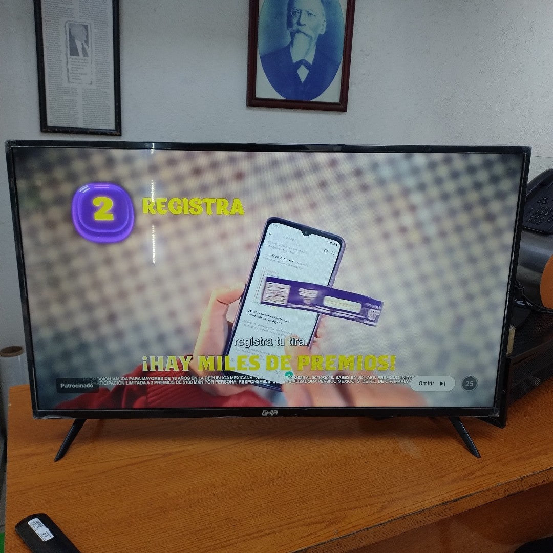 PANTALLA GHIA G40NTFXFHD20 (2021) 40" LED FULL HD (SEMINUEVO)