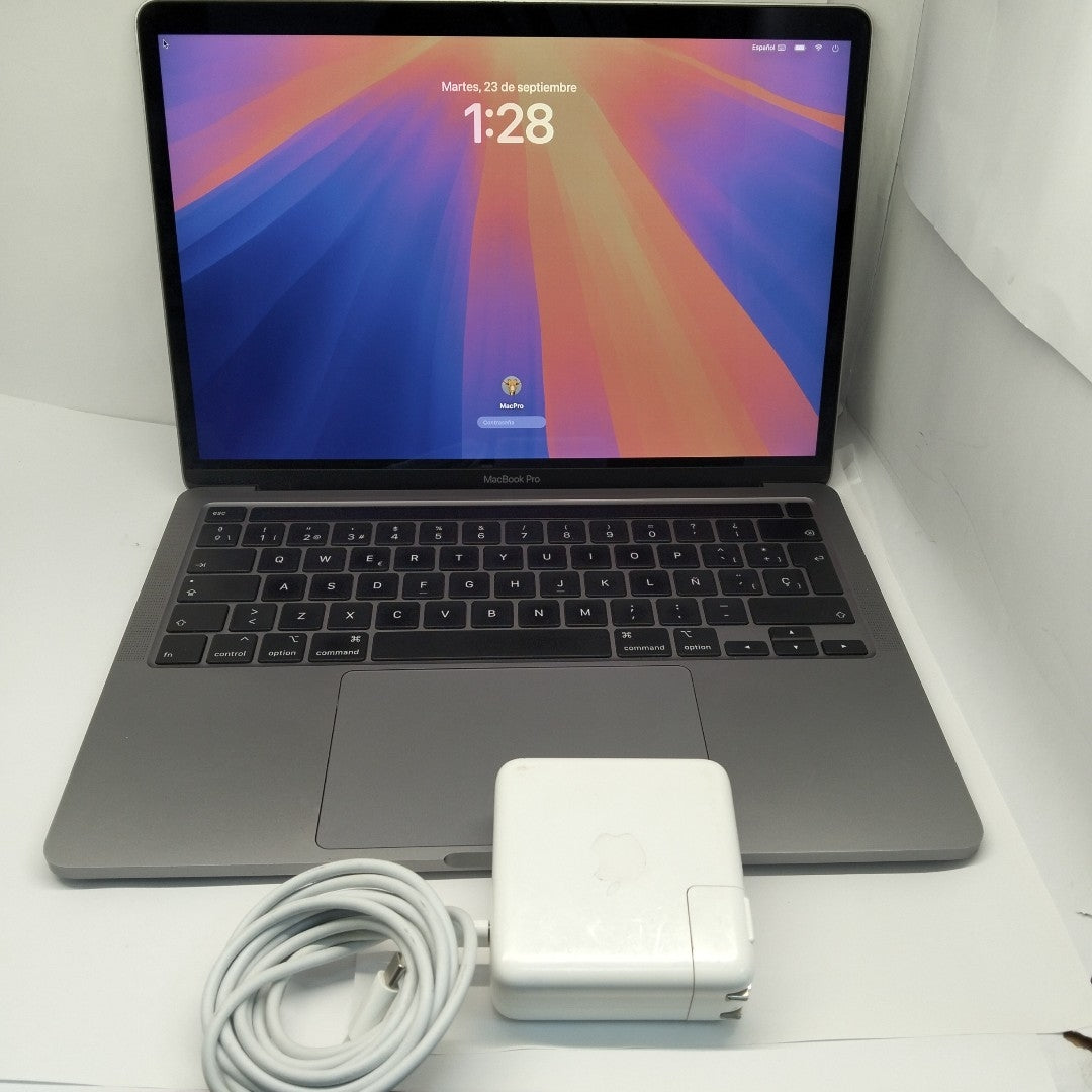 LAPTOP APPLE MACBOOK PRO 13" 2020 1.4 A2289 512 GB SSD 8 GB RAM (SEMINUEVO)