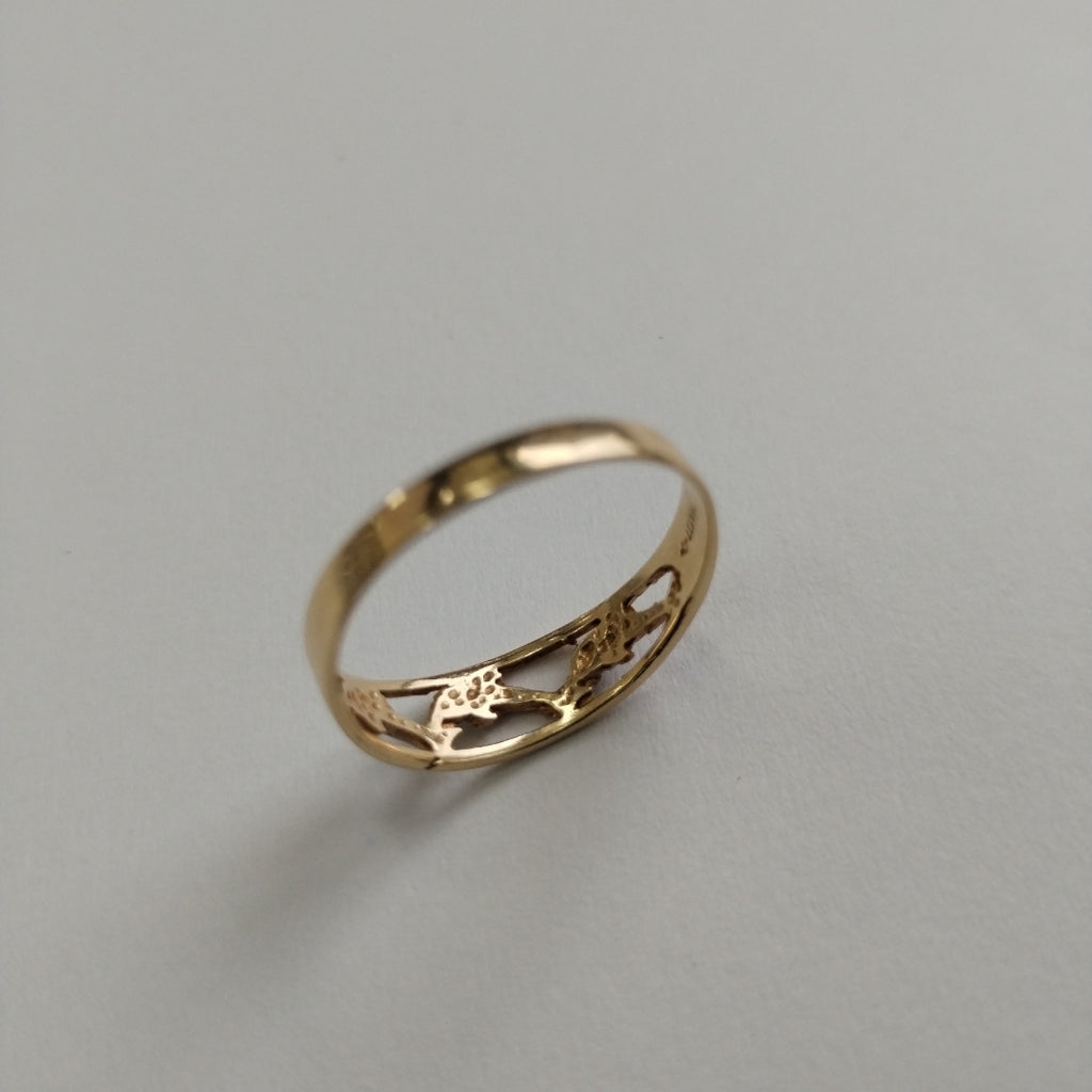 ANILLITO ORO,RODIADO 14 K 1,50 GRMS (SEMINUEVO)