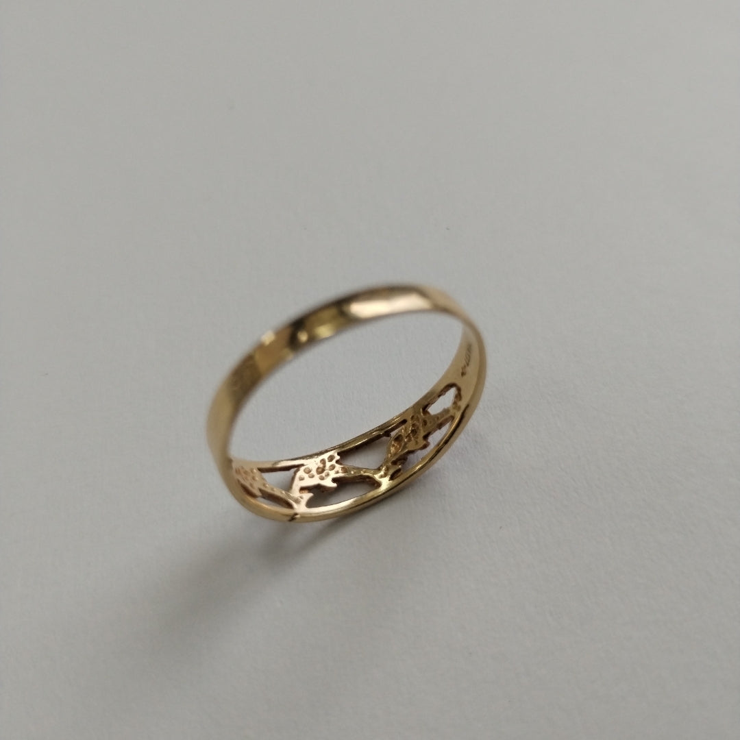 ANILLITO ORO,RODIADO 14 K 1,50 GRMS (SEMINUEVO)