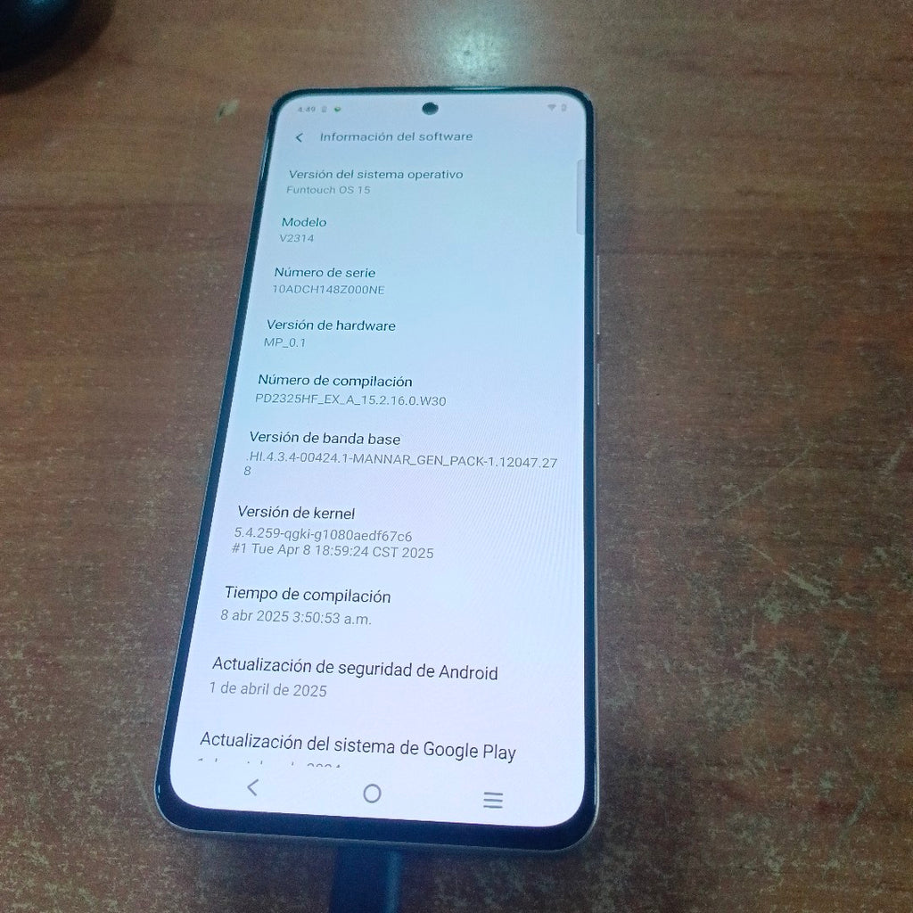 CELULAR VIVO V30 LITE V2314 (2023) 256 GB 12 GB RAM (SEMINUEVO)