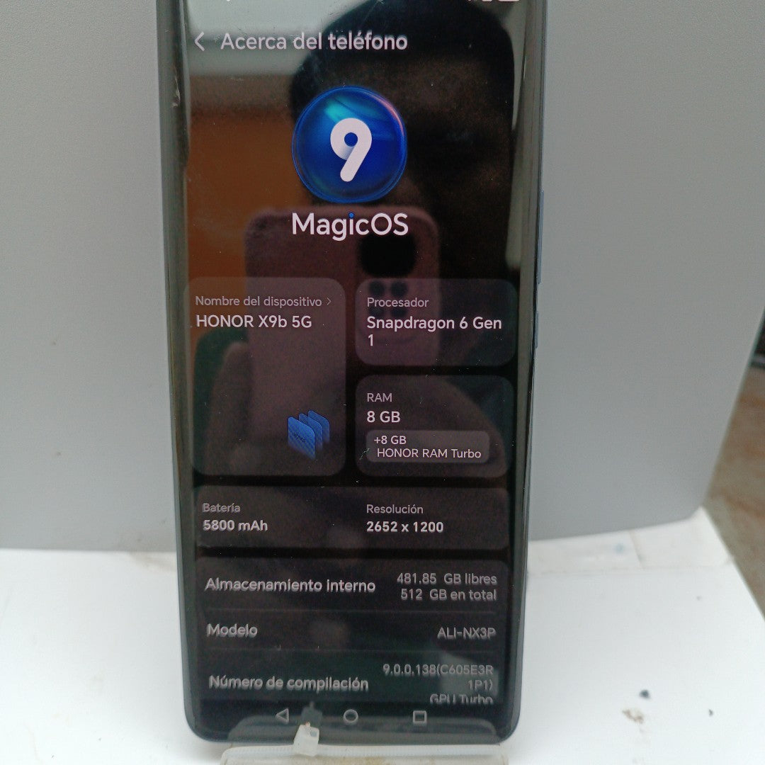 CELULAR HONOR X9B 5G ALI-NX3P 512 GB 8 GB RAM (SEMINUEVO)