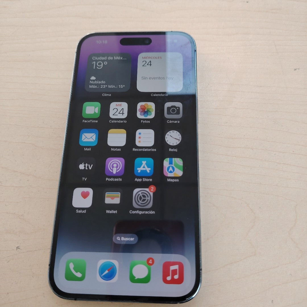 CELULAR APPLE IPHONE 14 PRO MAX A2893 256 GB 6 GB RAM (SEMINUEVO)
