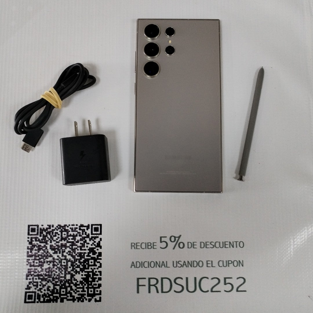 CELULAR SAMSUNG GALAXY S24 ULTRA SM-S928B (2024) 256 GB 12 GB RAM (SEMINUEVO)