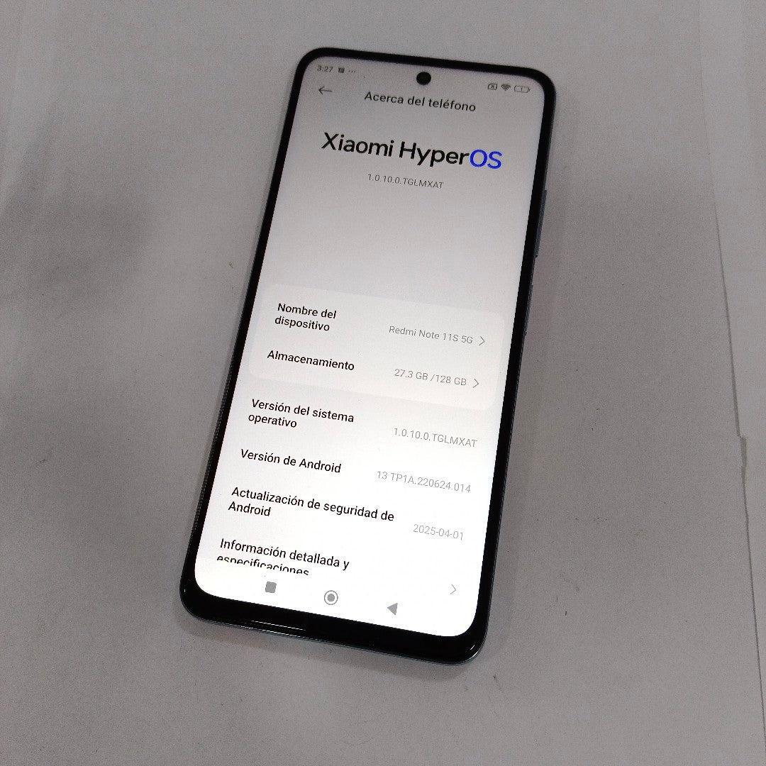 CELULAR XIAOMI REDMI NOTE 11S 5G 22031116BG 128 GB 4 GB RAM (SEMINUEVO)