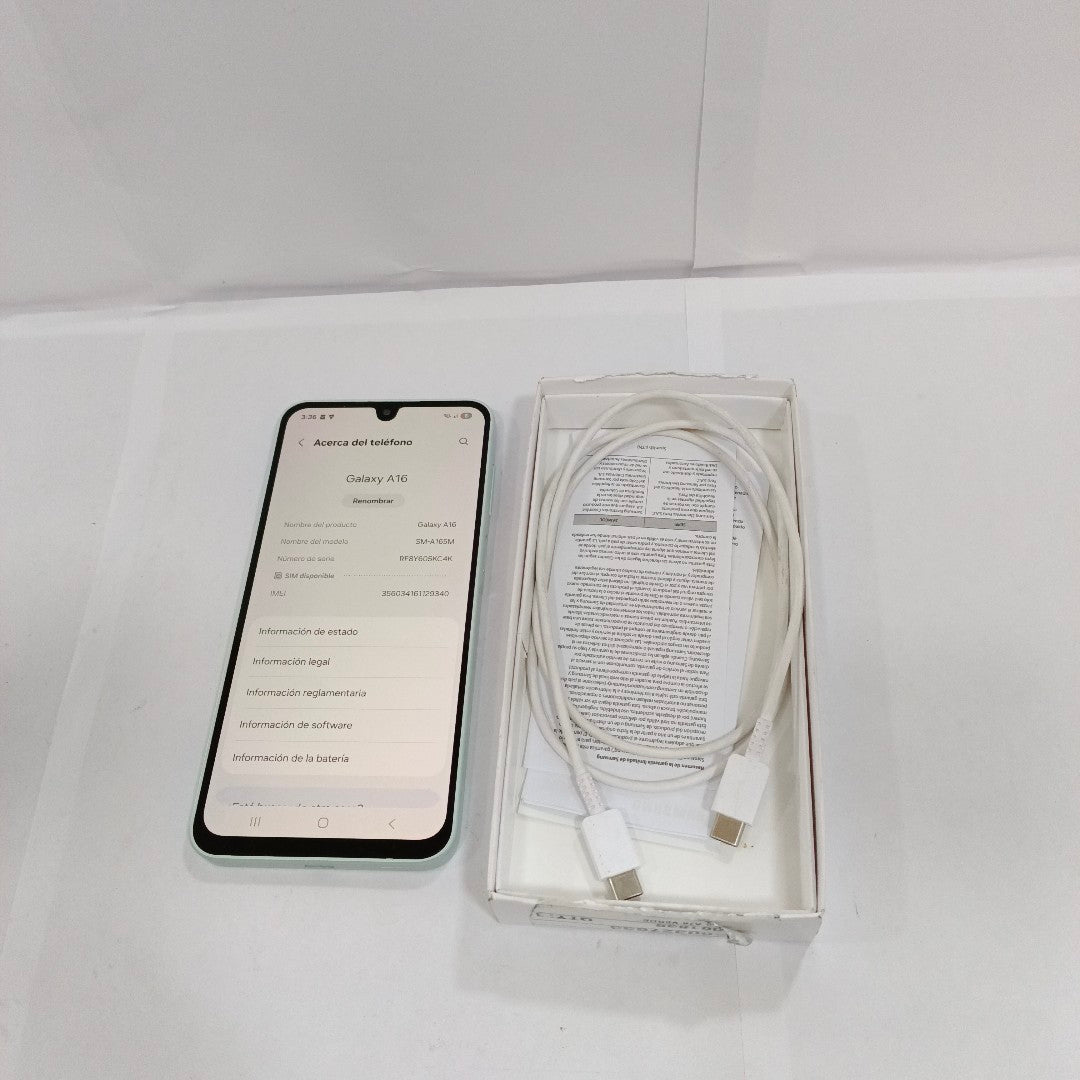 CELULAR SAMSUNG GALAXY A16 SM-A165M (2024) 128 GB 4 GB RAM (SEMINUEVO)
