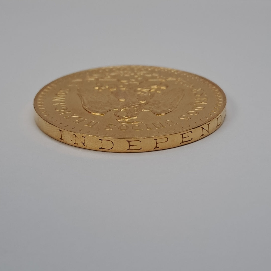 K1 41,60 GRMS - DTO. 0,00 GRMS - 21 K - AVALÚO 79534,21 * IDENTIFICACIÓN MONEDA NOMINATIVA * MONEDAS PESOS 50 PESOS (SEMINUEVO)