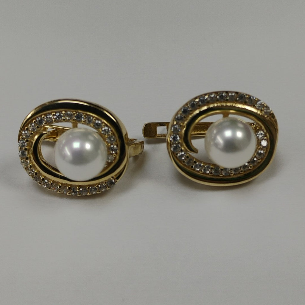 BROQUELES ORO 14K 3.9 (NUEVO)