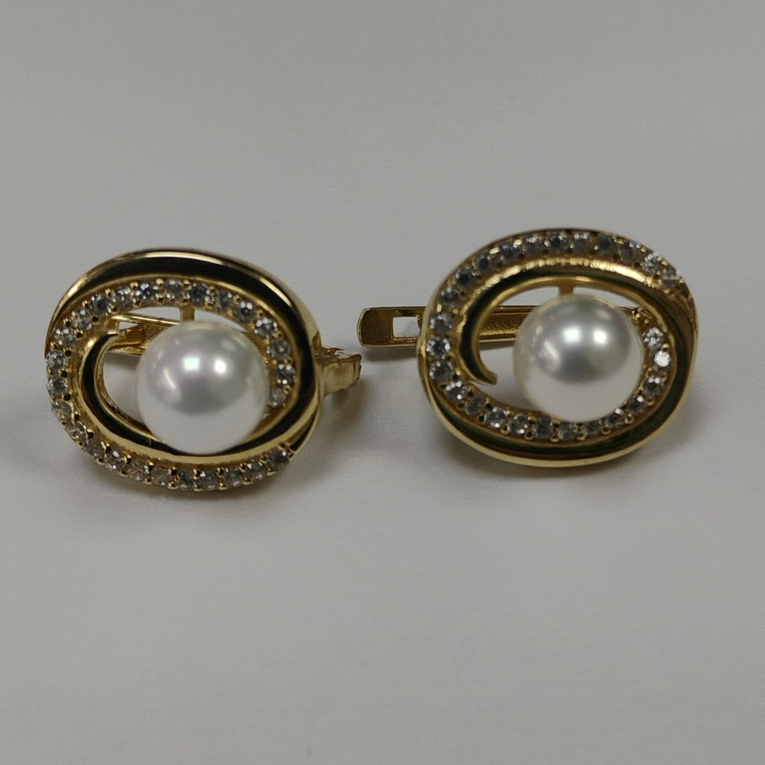 BROQUELES ORO 14K 3.9 (NUEVO)