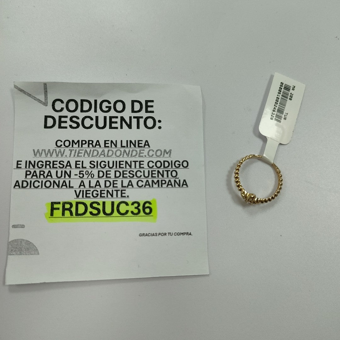 ANILLOS DAMA ORO 14K 1.5 (NUEVO)
