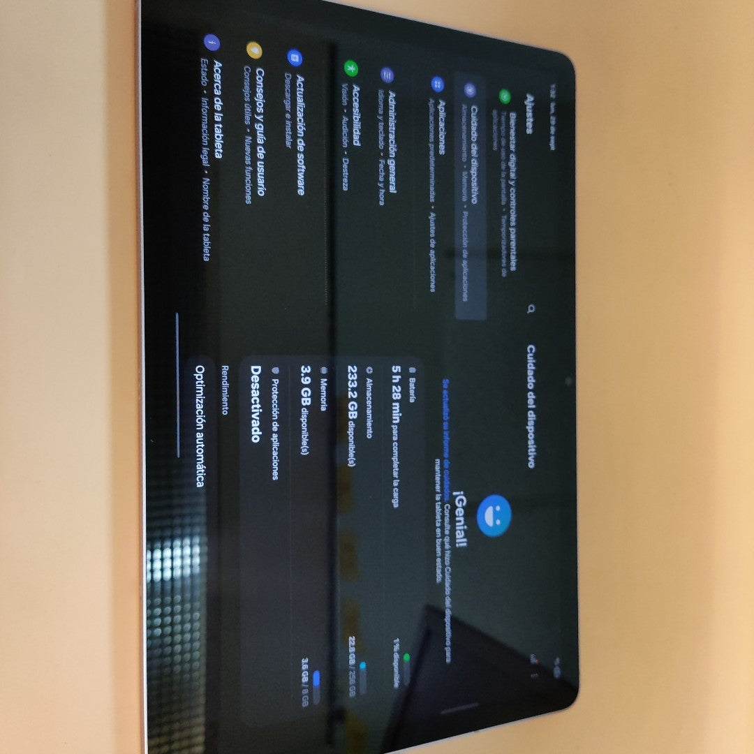 TABLETA SAMSUNG GALAXY TAB S9 FE SM-X510 (2023) 256 GB 8 GB RAM (SEMINUEVO)