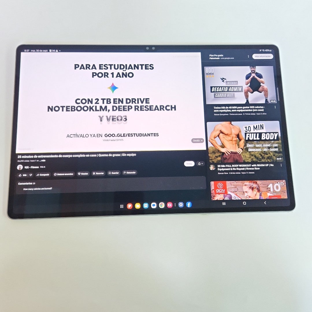 TABLETA SAMSUNG GALAXY TAB S10 ULTRA SM-X920 (2024) 1 TB 16 GB RAM (SEMINUEVO)