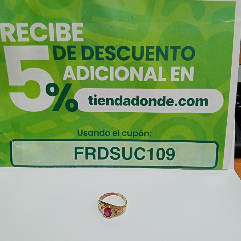 ANILLO ORO 10 K 3,00 GRMS (SEMINUEVO)