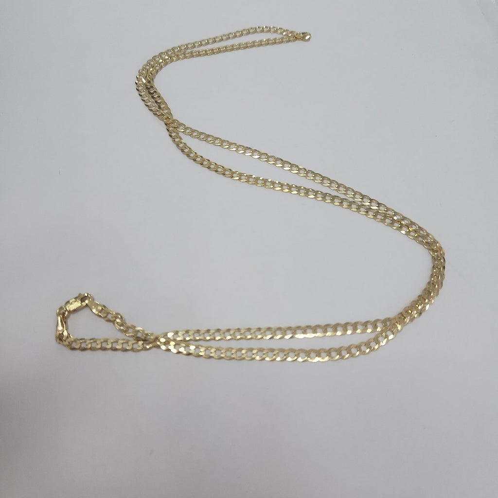 CADENAS BARBADA AMARILLA ORO 14K 8 (NUEVO)