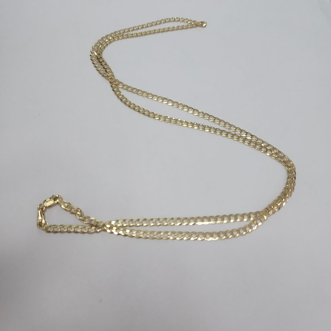 CADENAS BARBADA AMARILLA ORO 14K 8 (NUEVO)