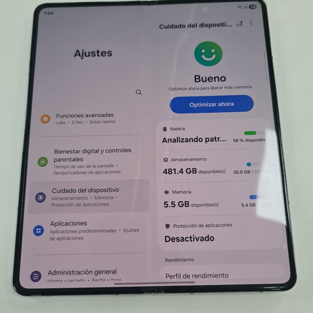 CELULAR SAMSUNG GALAXY Z FOLD5 SM-F946B (2023) 512 GB 12 GB RAM (SEMINUEVO)