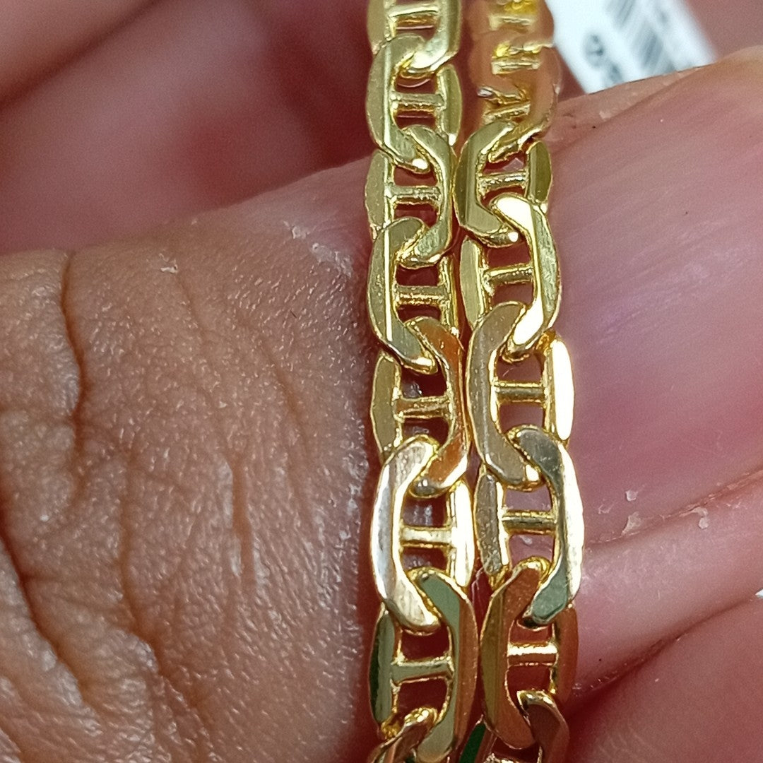 PULSERAS CABALLERO GUCCHI ORO 14K 4.4 (NUEVO)