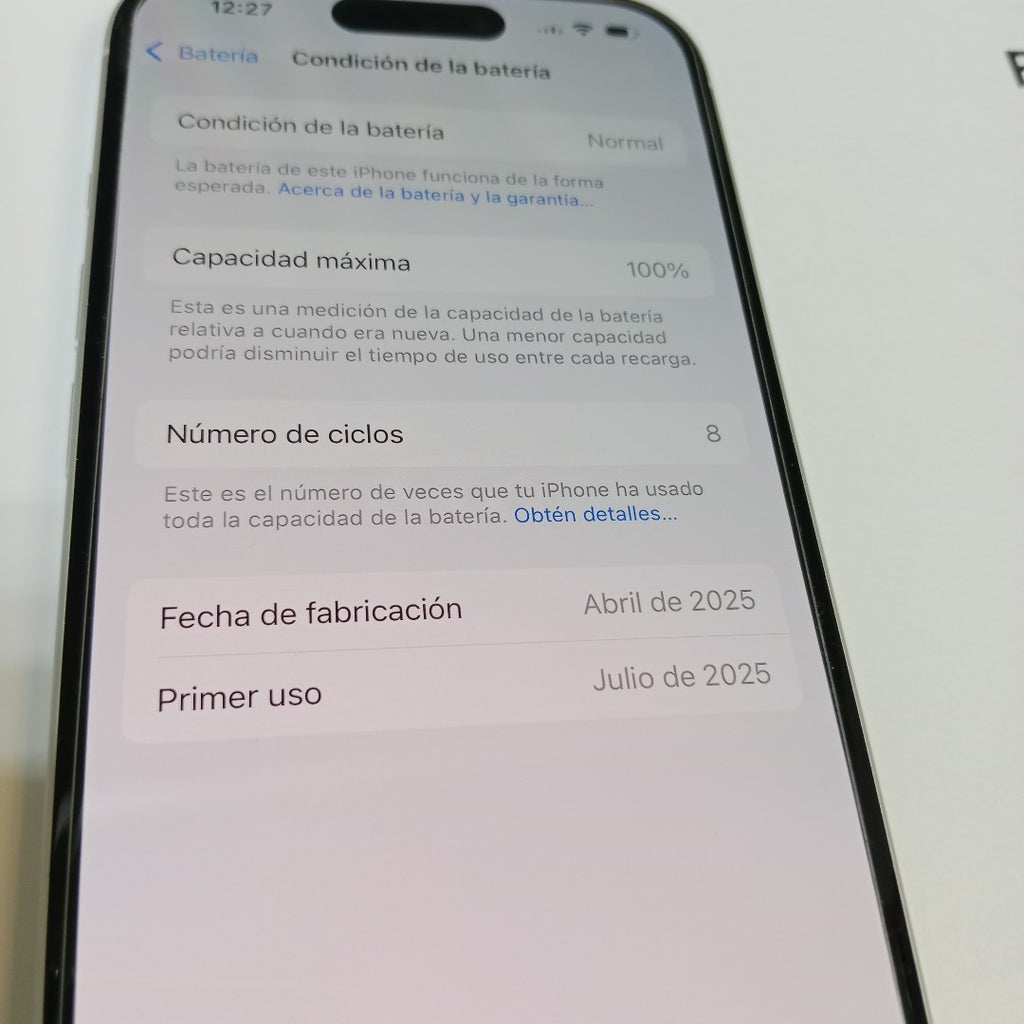 CELULAR APPLE IPHONE 16 A3288 (2024) 128 GB 8 GB RAM (SEMINUEVO)