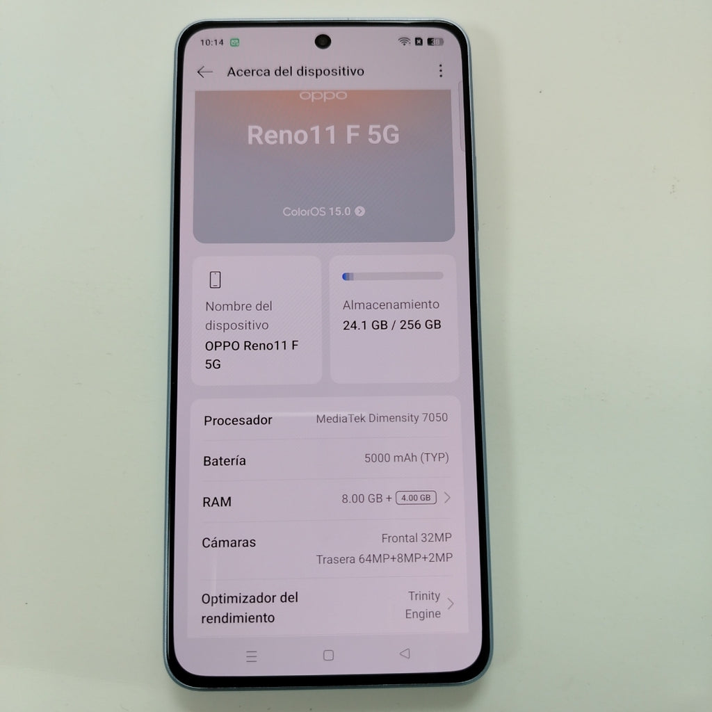 CELULAR OPPO  RENO11F 5G CPH2603 (2024) 256 GB 8 GB RAM (SEMINUEVO)