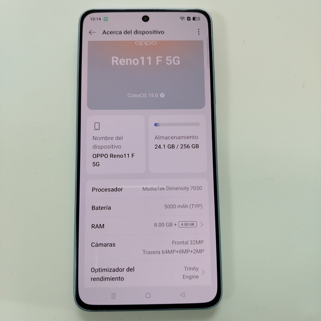 CELULAR OPPO  RENO11F 5G CPH2603 (2024) 256 GB 8 GB RAM (SEMINUEVO)