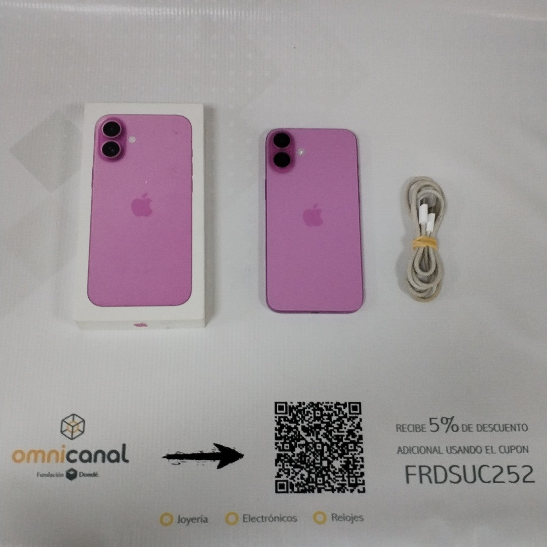 CELULAR APPLE IPHONE 16 PLUS A3289 (2024) 128 GB 8 GB RAM (SEMINUEVO)