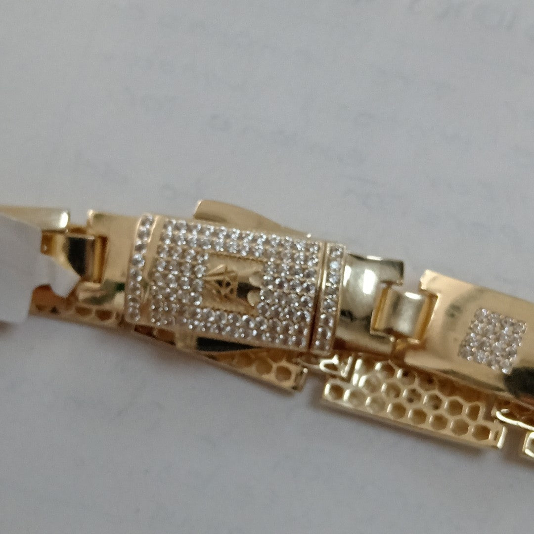 PULSERAS CABALLERO ORO 14K 18.2 (NUEVO)