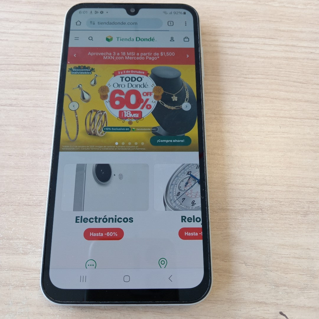 CELULAR SAMSUNG GALAXY A15 SM-A155M/N (2023) 128 GB 4 GB RAM (SEMINUEVO)