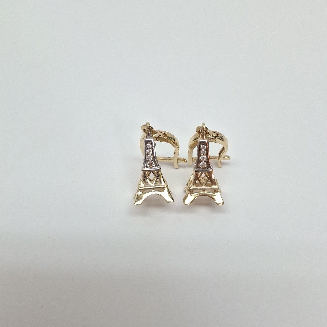 BROQUELES ORO 14K 3.3 (NUEVO)