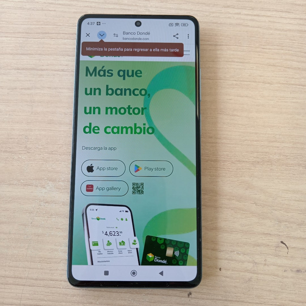 CELULAR XIAOMI REDMI NOTE 12 PRO+ 22101316UG (2022) 256 GB 8 GB RAM (SEMINUEVO)