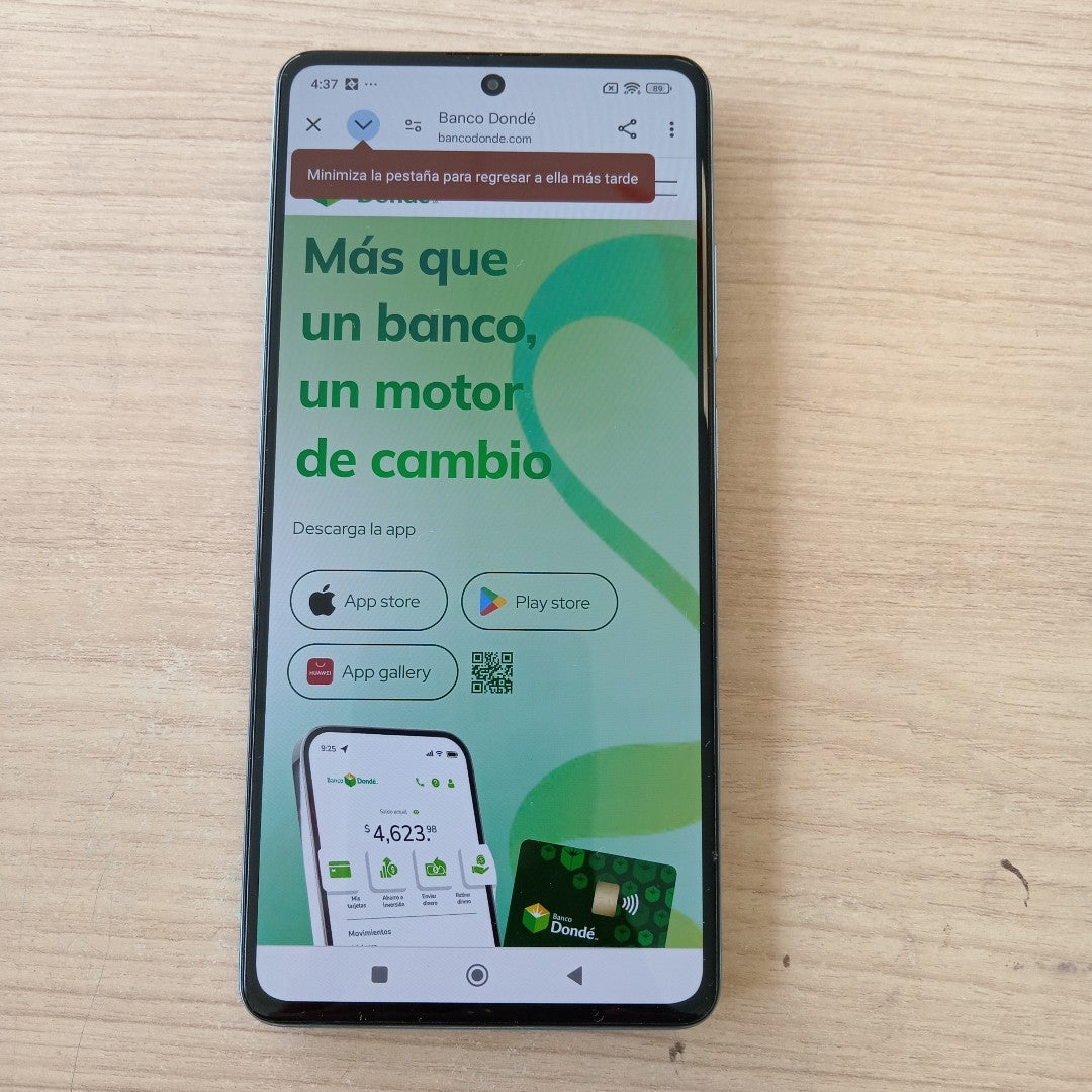 CELULAR XIAOMI REDMI NOTE 12 PRO+ 22101316UG (2022) 256 GB 8 GB RAM (SEMINUEVO)