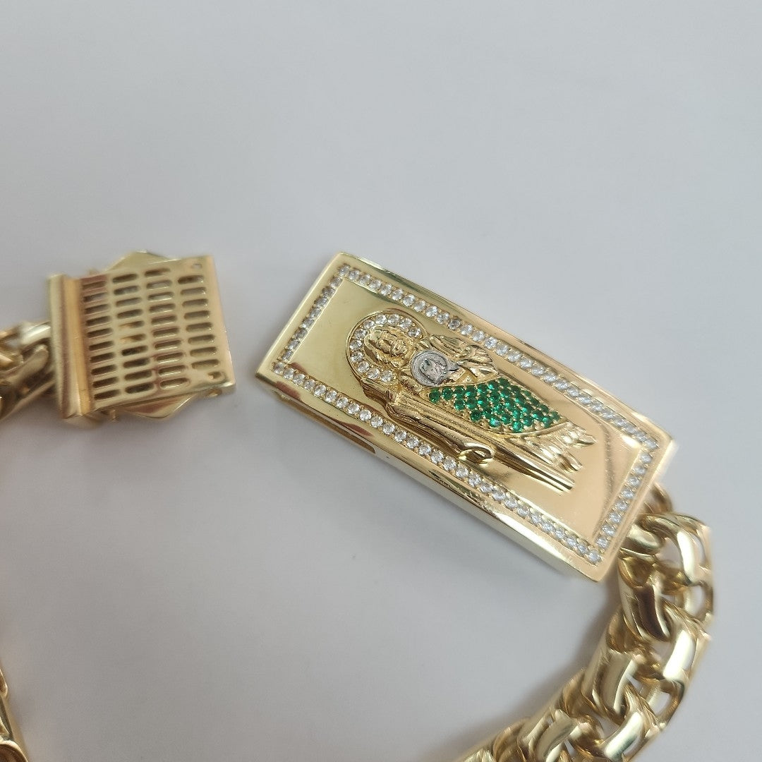PULSERAS CABALLERO ORO 14K 36.3 (NUEVO)