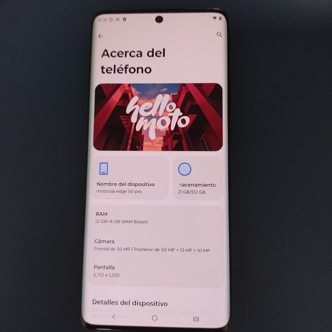 CELULAR MOTOROLA EDGE 50 PRO XT2403-2 (2024) 512 GB 12 GB RAM (SEMINUEVO)