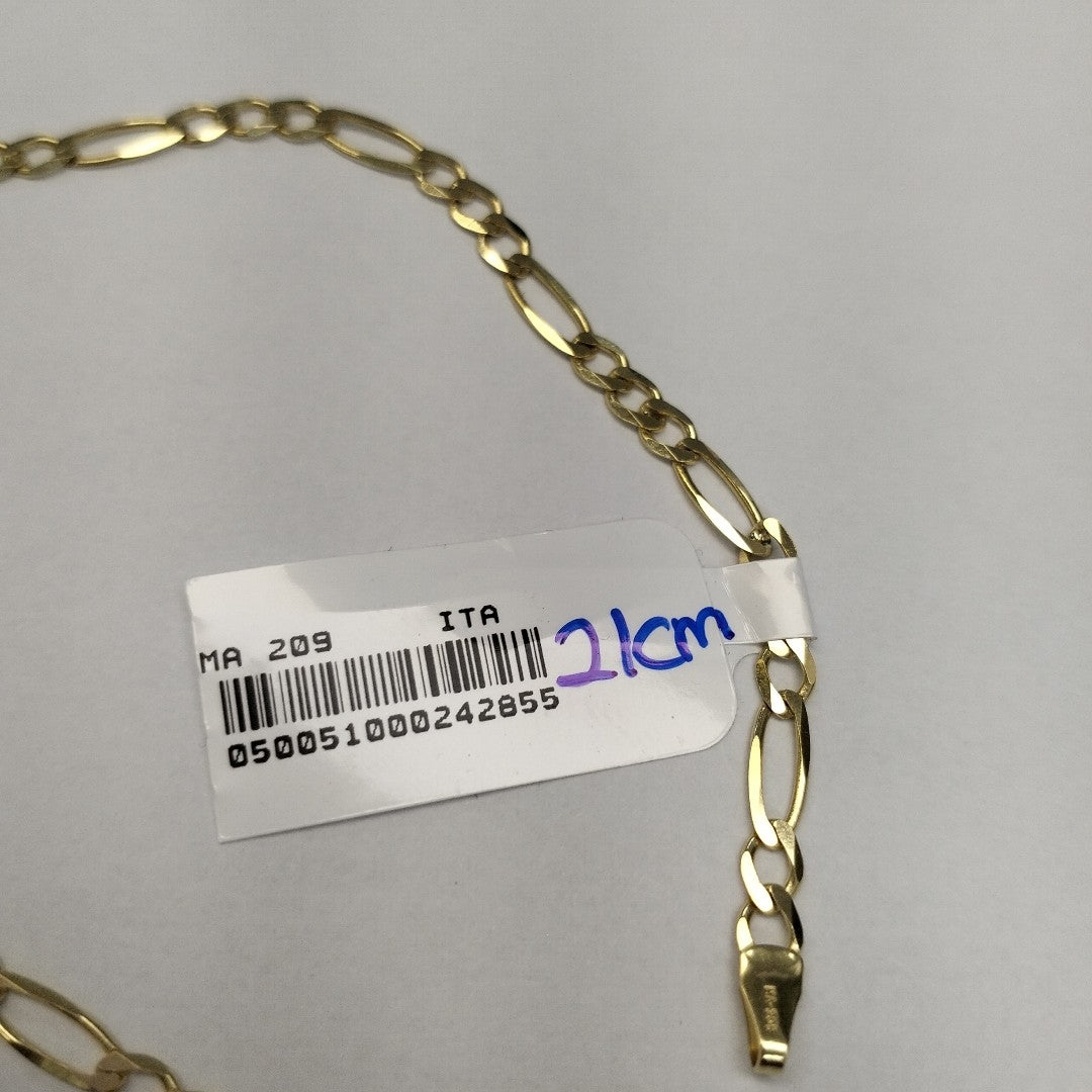 PULSERAS CABALLERO CARTIER 3 1 AMARILLA ORO 14K 3 (NUEVO)