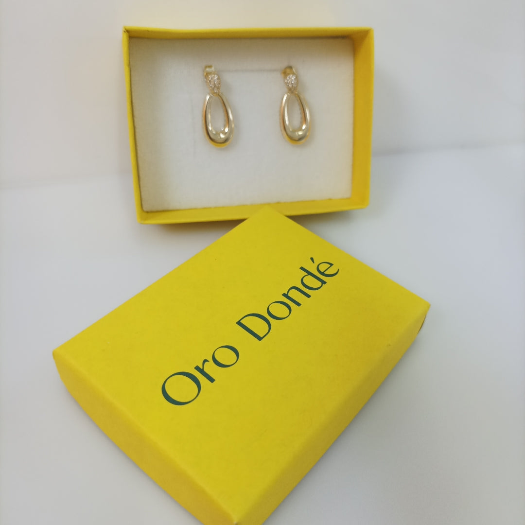 BROQUELES ORO 14K 4.3 (NUEVO)