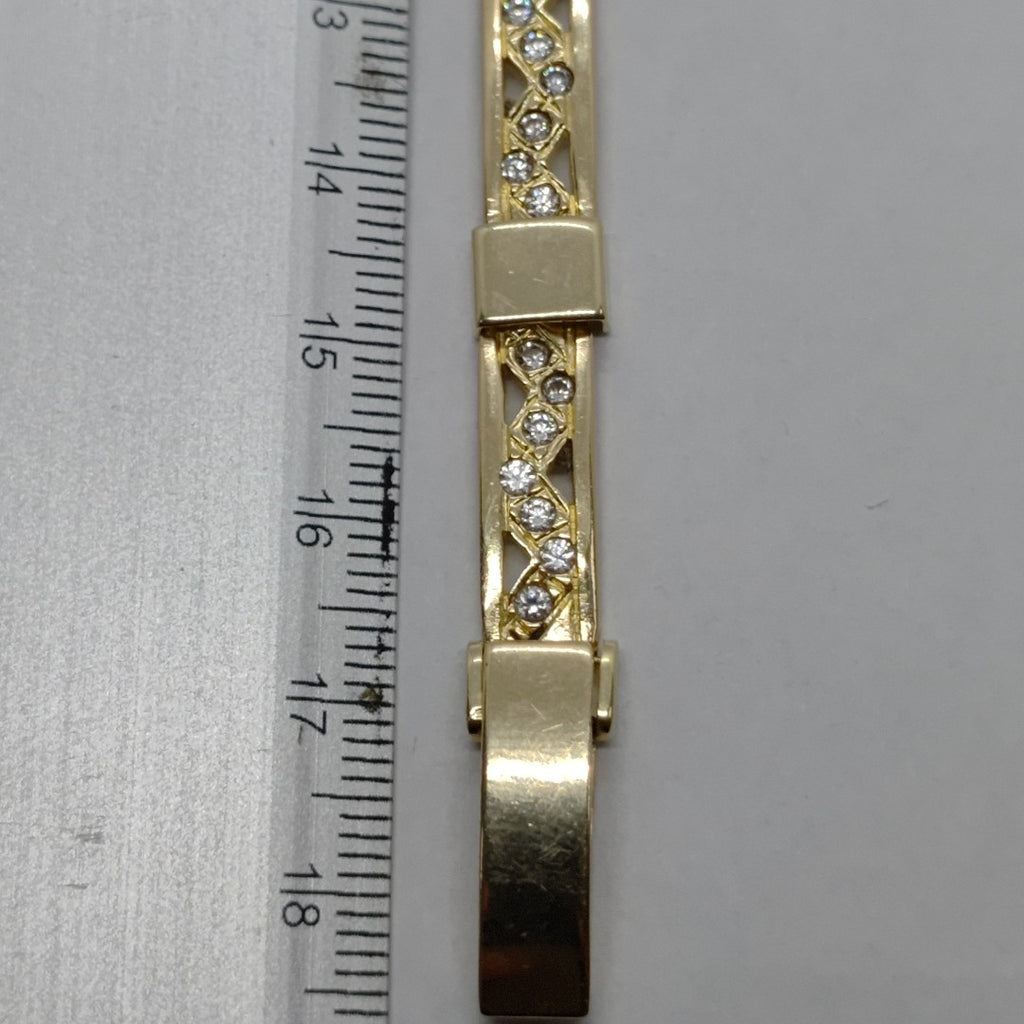RELOJ CAJA Y PULSO ORO. ORO. 14 K 26.1 GRMS (SEMINUEVO)