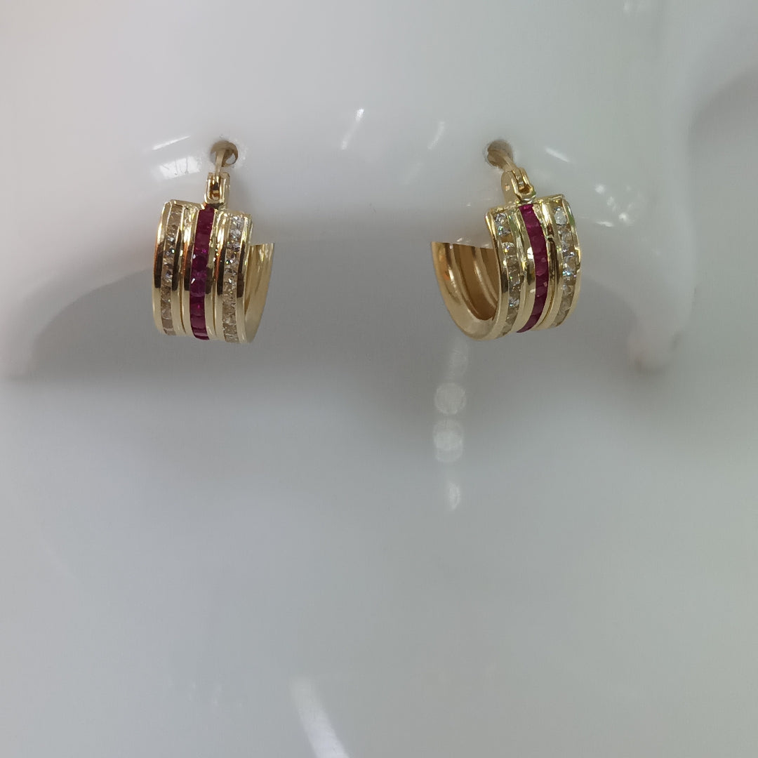 ARRACADAS ORO 14K 2.7 (NUEVO)