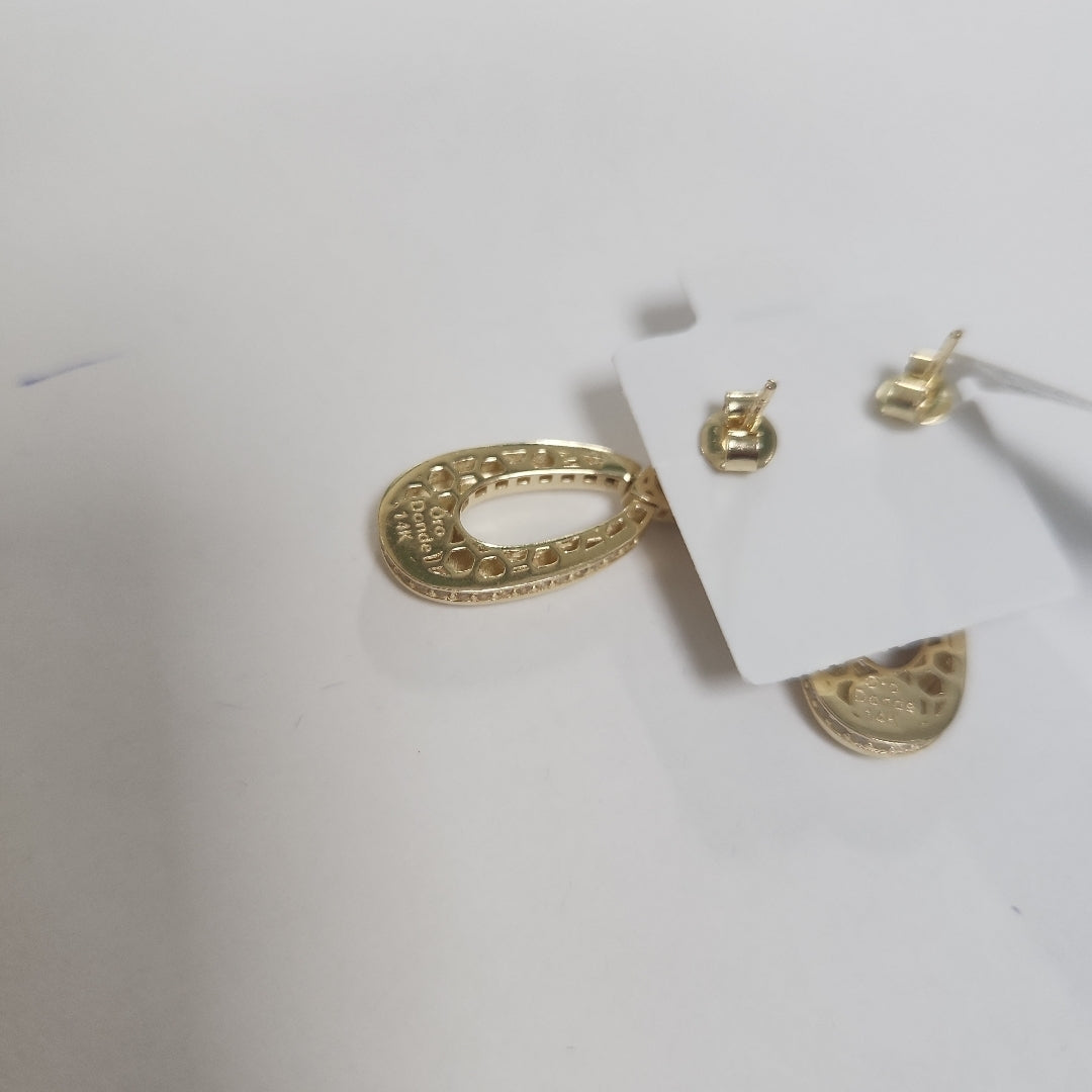 BROQUELES ORO 14K 4.3 (NUEVO)