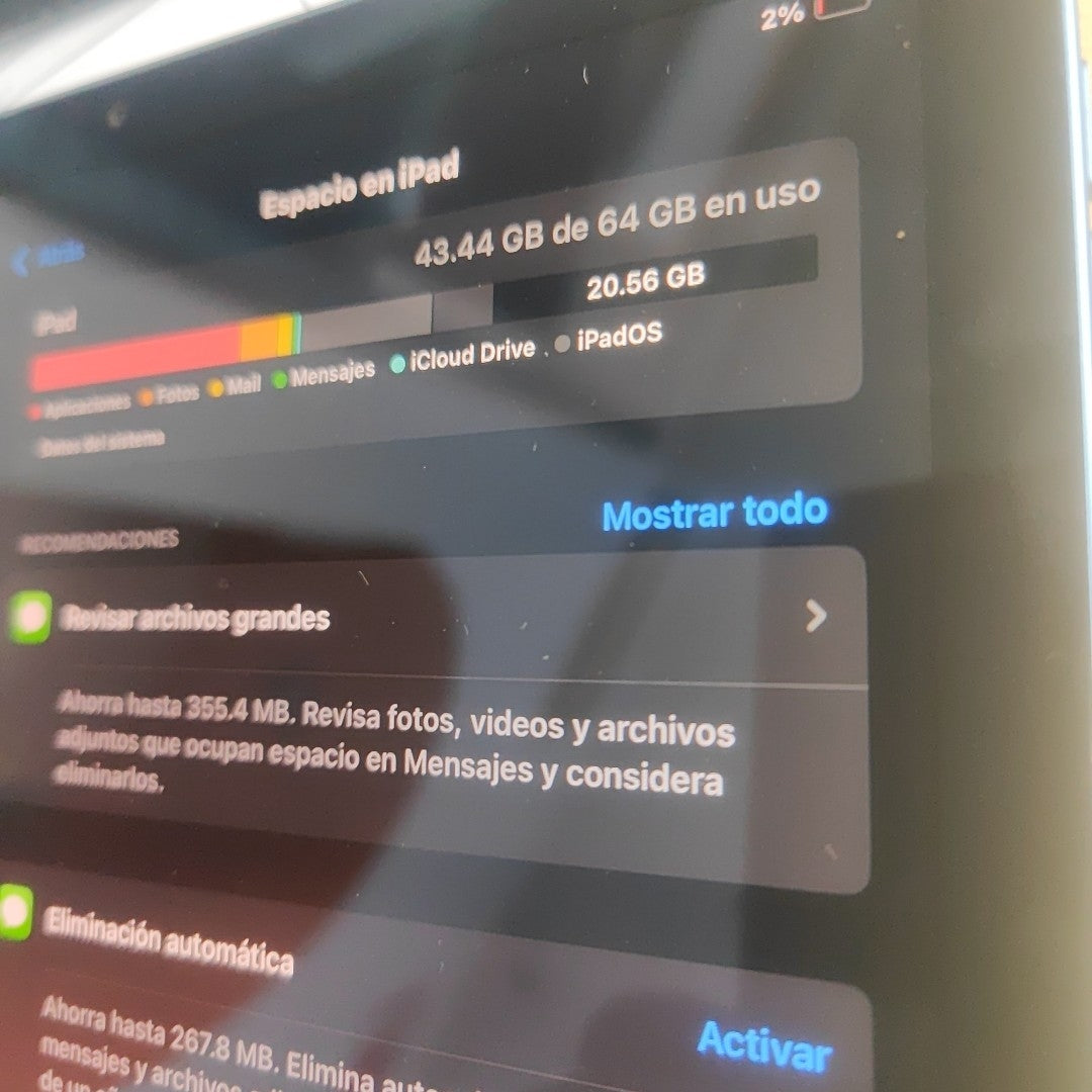 TABLETA APPLE IPAD AIR 5 A2588 64 GB 8 GB RAM (SEMINUEVO)