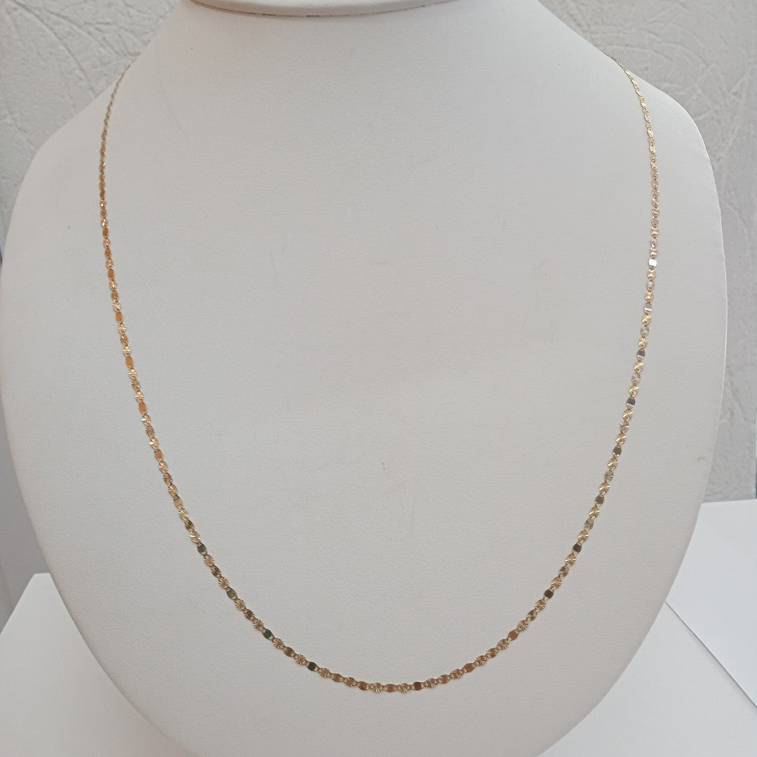 CADENA. ORO. 14 K 1.7 GRMS (SEMINUEVO)