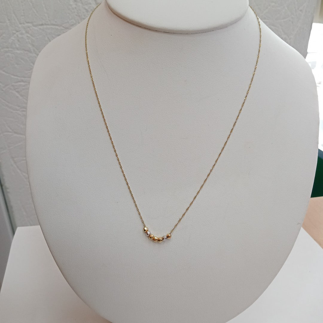 GARGANTILLA. ORO. 14 K 1.1 GRMS (SEMINUEVO)