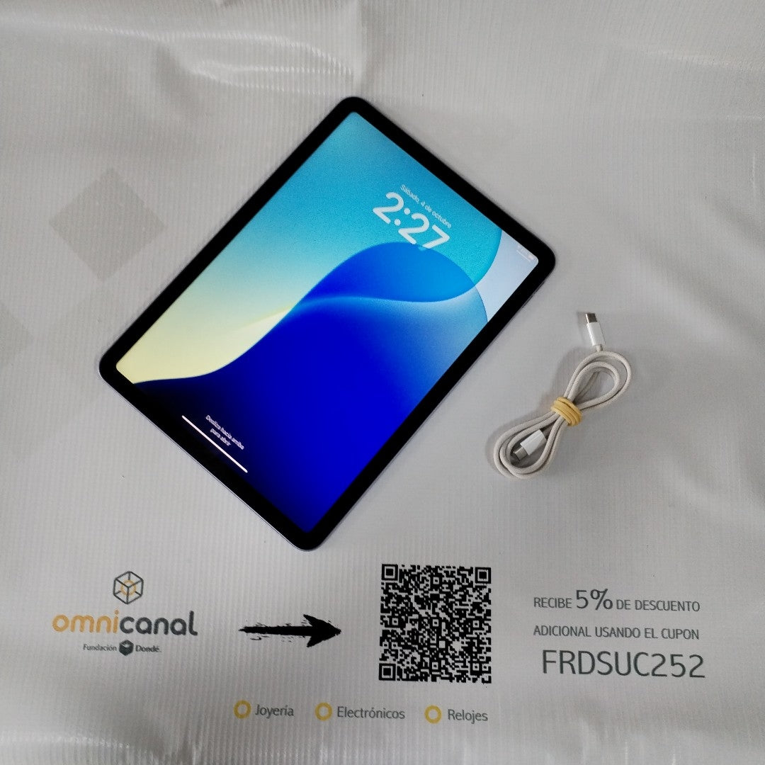 TABLETA APPLE IPAD AIR 5 A2588 64 GB 8 GB RAM (SEMINUEVO)