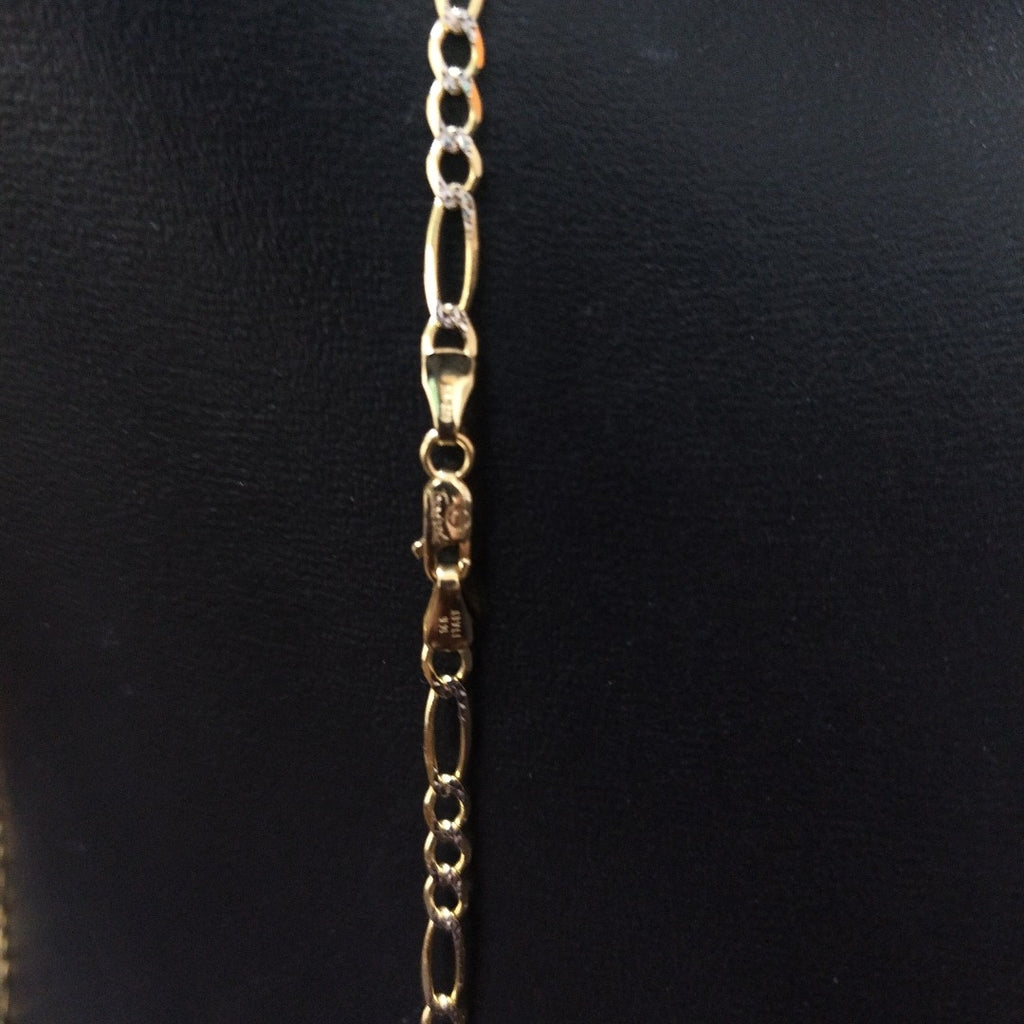 CADENAS CARTIER 3 1 DIAMANTADA ORO 14K 8.5 (NUEVO)