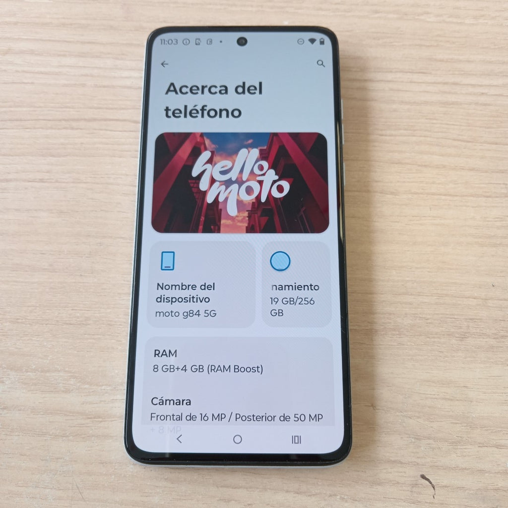 CELULAR MOTOROLA MOTO G84 XT2347-1 (2023) 256 GB 8 GB RAM (SEMINUEVO)