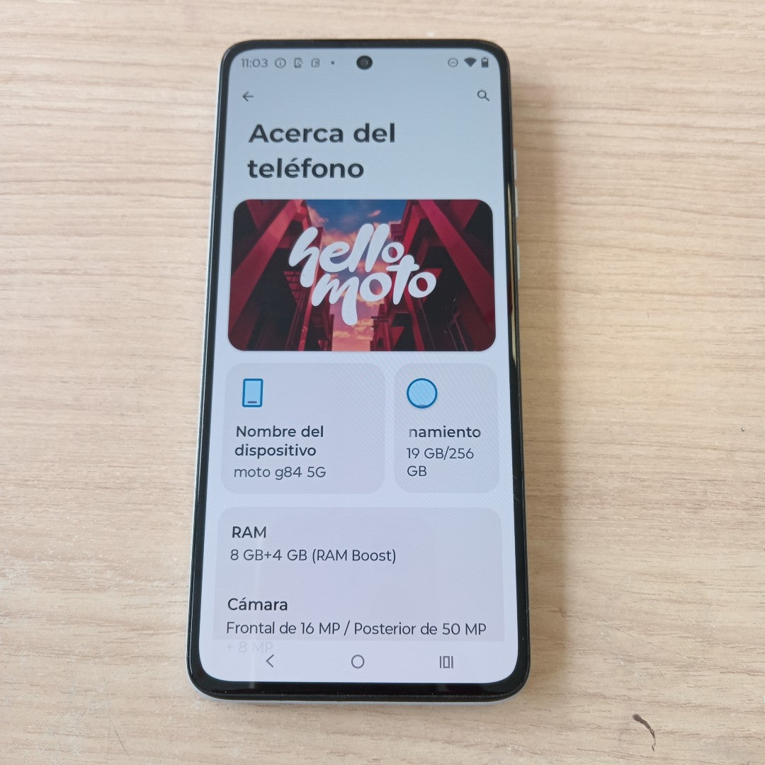 CELULAR MOTOROLA MOTO G84 XT2347-1 (2023) 256 GB 8 GB RAM (SEMINUEVO)