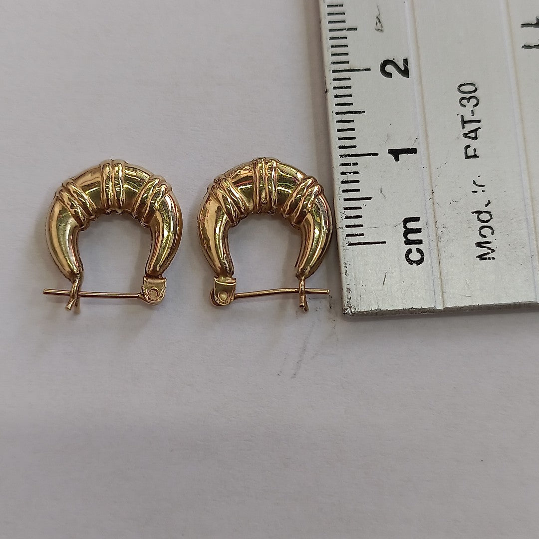 ARRACADAS PAR. ORO. 14 K 1.1 GRMS (SEMINUEVO)