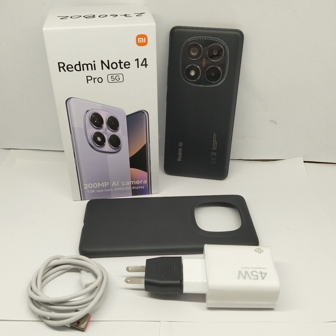 CELULAR XIAOMI REDMI NOTE 14 PRO 5G 24090RA29G (2025) 256 GB 8 GB RAM (SEMINUEVO)